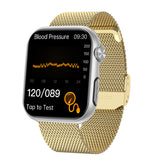 FitVII® GT5 Pro Max All-in-one Health Watch With Blood Pressure + EKG + Heart Rate + Temperature + Stress + Exercise + Blood Oxygen + Sleep + Uric Acid + Blood Fat Monitoring 2026-9 Colors with Gift Straps