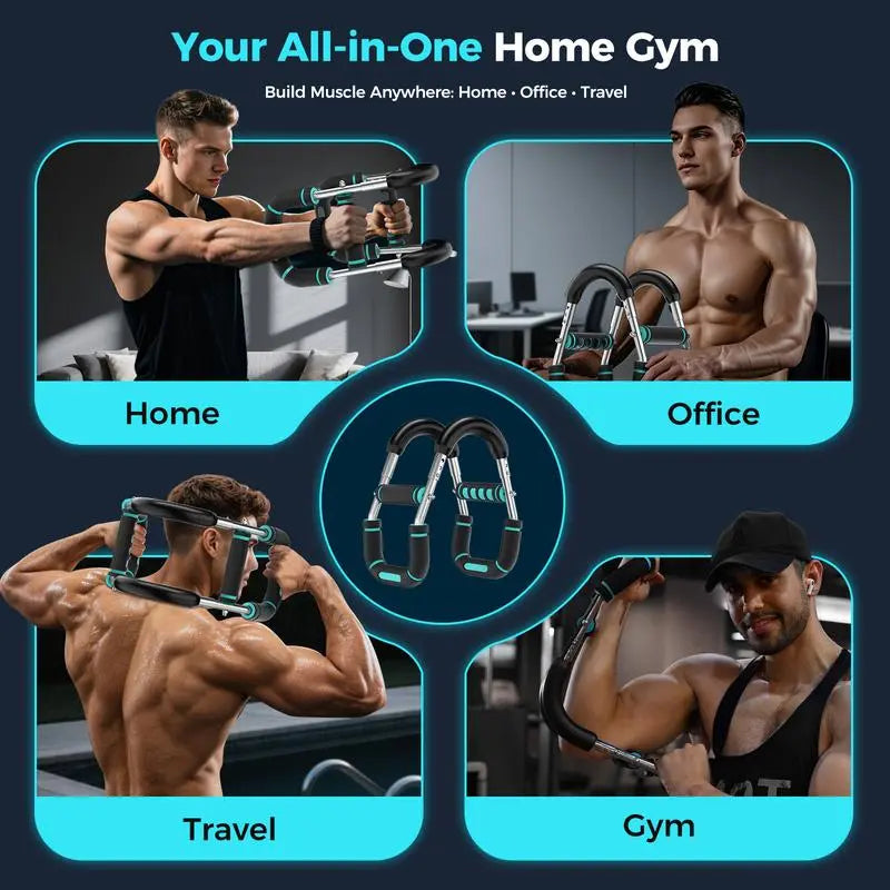 IronFlex — Adjustable Resistance Power Twister Bar for Chest & Arm Training