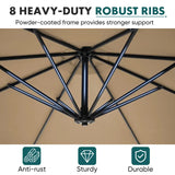 ShadeMaster Pro — 10ft Cantilever Patio Umbrella with Base