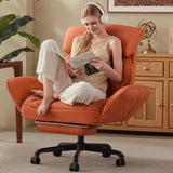 NestChair — Oversized Reclining Cross-Legged Office Chair with Footrest & Pocket Spring Seat