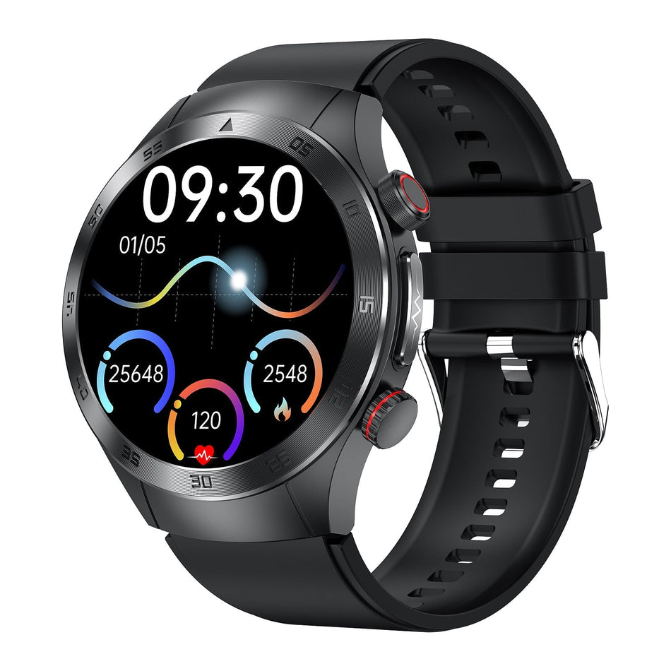 O2Tracker® HealthWave Max - Best Medical Diagnosis Smart Watch, Blood Lipids Uric Acid Blood Glucose watch, ECG+PPG Fitness Tracker