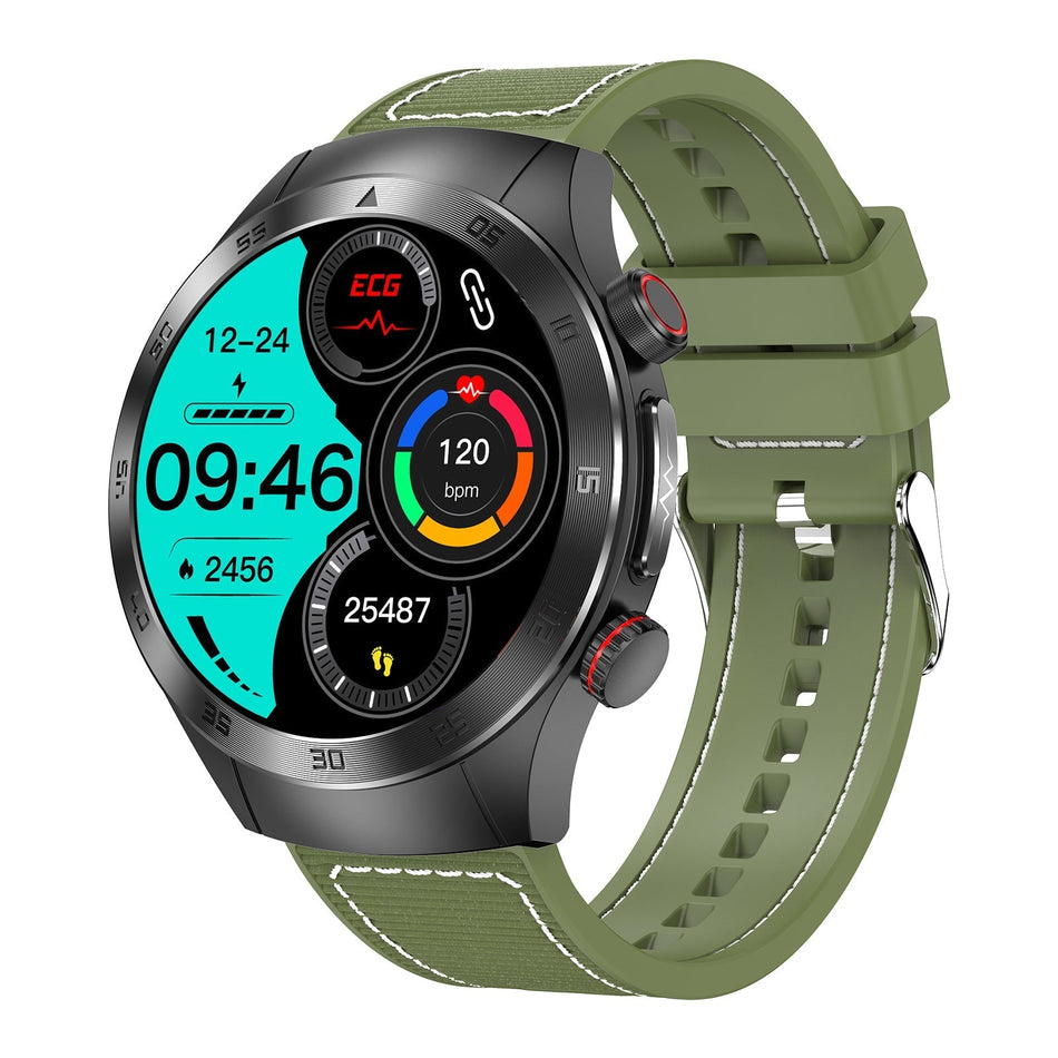 O2Tracker® HealthWave Max - Best Medical Diagnosis Smart Watch, Blood Lipids Uric Acid Blood Glucose watch, ECG+PPG Fitness Tracker