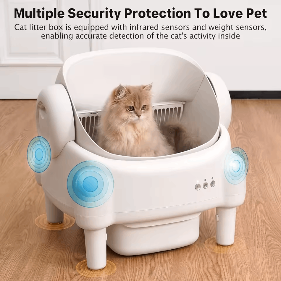 CleanPaws™ Smart Self-Cleaning Litter Box