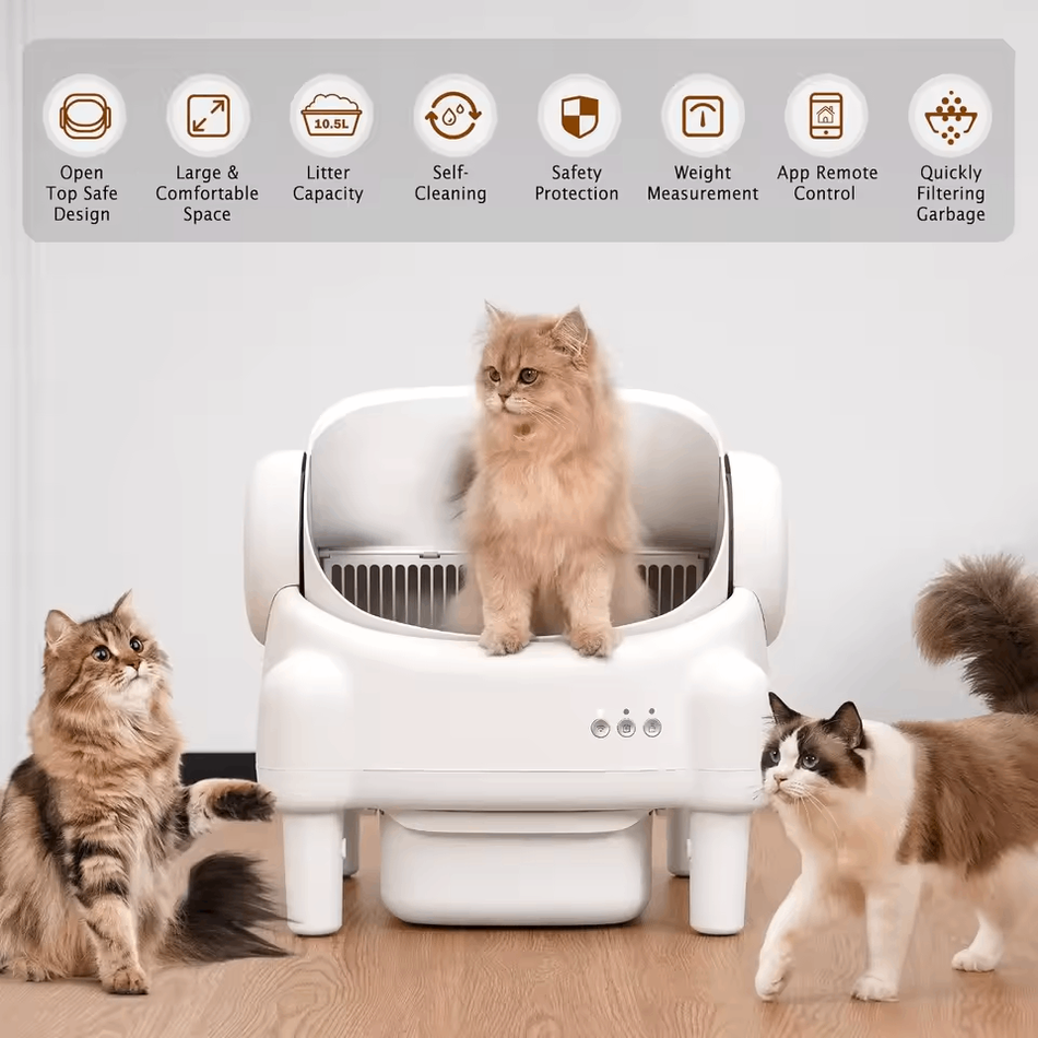 CleanPaws™ Smart Self-Cleaning Litter Box