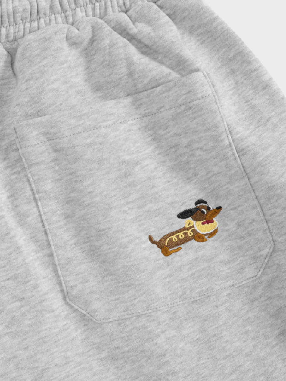 Amalfi® Embroidered Pup Barrel Sweatpants