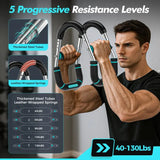 IronFlex — Adjustable Resistance Power Twister Bar for Chest & Arm Training