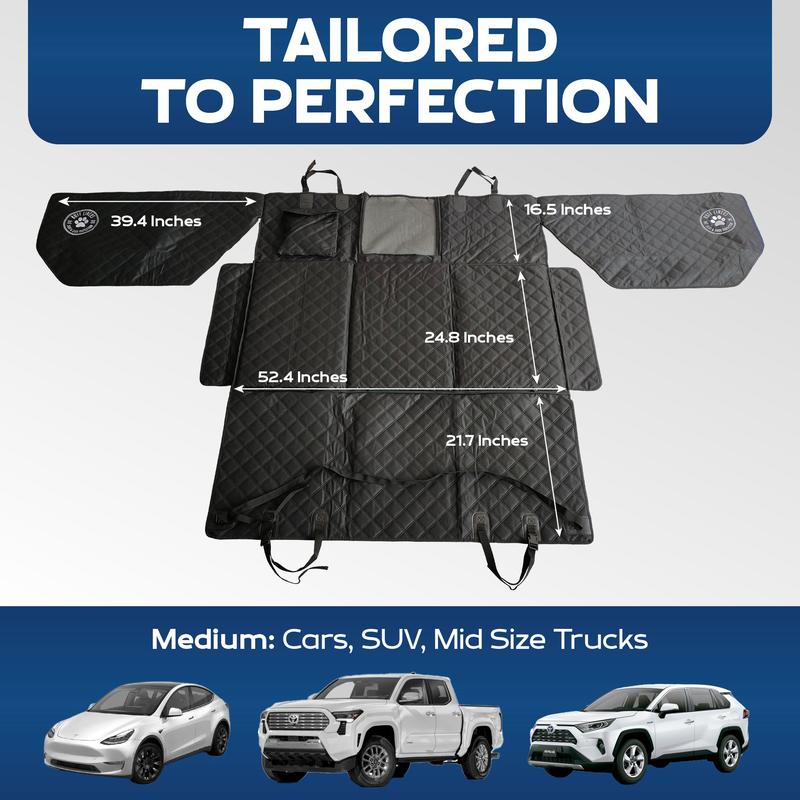 PawRide™ Pro Hard-Bottom Dog Car Seat Extender