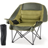 TrailThrone — Oversized Padded Folding Lounge Chair with Carry Bag