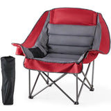 TrailThrone — Oversized Padded Folding Lounge Chair with Carry Bag